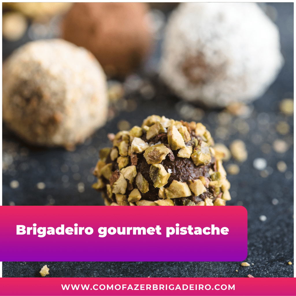 Brigadeiro gourmet pistache 